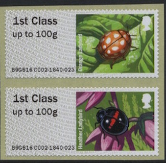 Two Ladybird Post and Go Faststsmps.