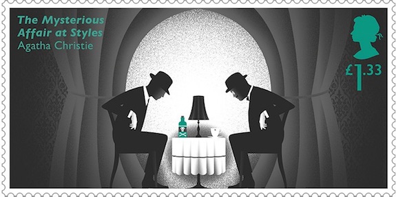 The Myserious Affair at Styles £1.33  Agatha Christie stamp..