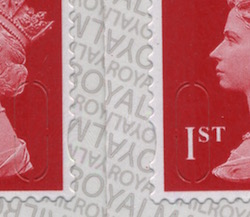 Detail of backing paper on Star Wars retail booklet.