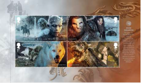 Game of Thrones stamps PSB pane 3.