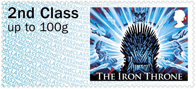 Game of Thrones 2nd class stamps.