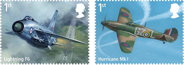 RAF Centenary first class stamps.