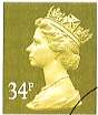 new 34p definitive stamp