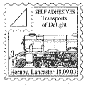 locomotive on 'stamp'