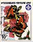 Sheffield Scout Stamp 1987 Tortoiseshell Butterflies.