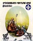 Sheffield Scout Stamp 1989 While shepherds watched their flocks.