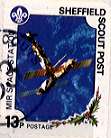 Sheffield Scout Stamp 1991 Anglo-Soviet space mission Mir Space Station 