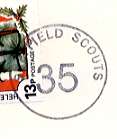 Sheffield Scout Stamp undated Postmark 1991 