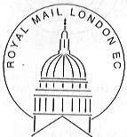Postmark showing St Paul's Cathedral.