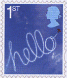 H e l l o !! great britain stamp
