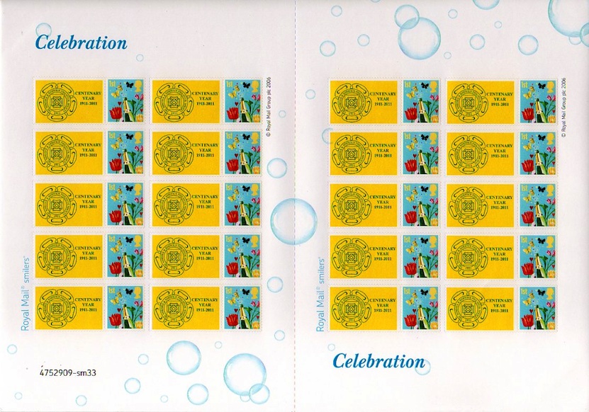 Norfolk & Norwich PS Centenary Smiler Sheet.