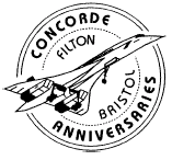 Postmark showing Concorde supersonic airliner.