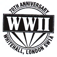 Long term postmarking marking 70th anniversary of world war 2.