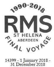 RMS St Helena Postmark. 