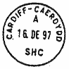 Cardiff SHC postmark.