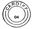 Cardiff operational postmark.