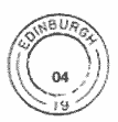 Edinburgh operational postmark.